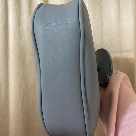 French Connection Blue Shoulder Bag with Coin Pouch - Picture 6 of 6